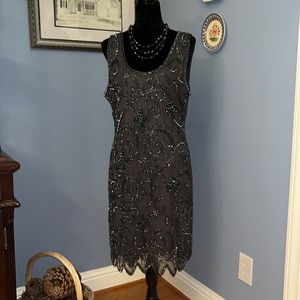 Exquisite Vintage Inspired Beaded Evening Gown